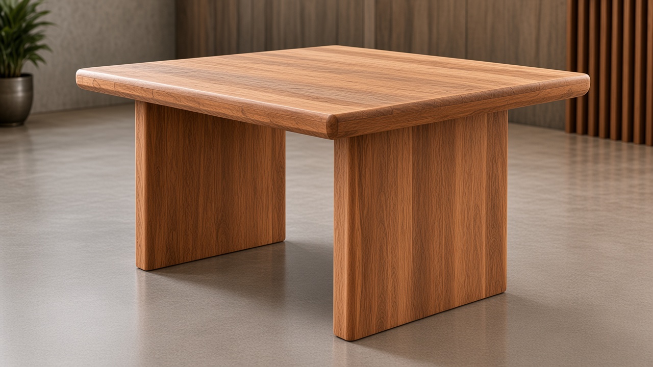 Meja makan solid wood JM-220 ukuran 220 x 100 x 75 cm
